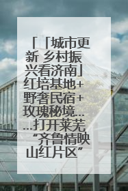 「城市更新 乡村振兴看济南」红培基地+野奢民宿+玫瑰秘境……打开莱芜“齐鲁情映山红片区”的破圈秘籍