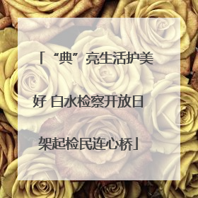 “典”亮生活护美好 白水检察开放日架起检民连心桥