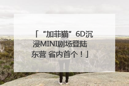 “加菲猫”6D沉浸MINI剧场登陆东营 省内首个！