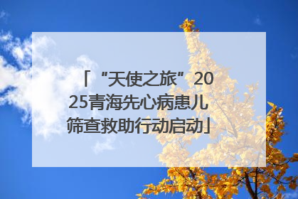 “天使之旅”2025青海先心病患儿筛查救助行动启动