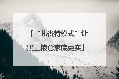 “扎赉特模式”让黑土粮仓家底更实