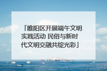睢阳区开展端午文明实践活动 民俗与新时代文明交融共绽光彩