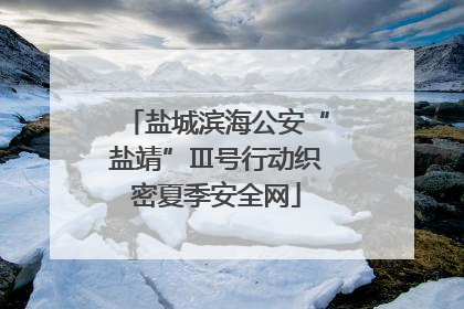 盐城滨海公安“盐靖”Ⅲ号行动织密夏季安全网