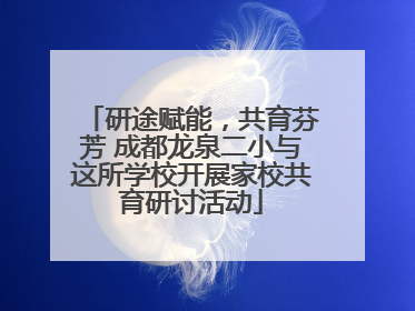 研途赋能，共育芬芳 成都龙泉二小与这所学校开展家校共育研讨活动