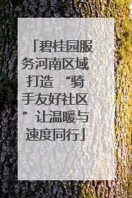 碧桂园服务河南区域打造 “骑手友好社区”让温暖与速度同行