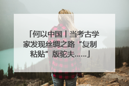 何以中国丨当考古学家发现丝绸之路“复制粘贴”版驼夫……