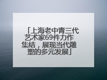 上海老中青三代艺术家69件力作集结，展现当代雕塑的多元发展