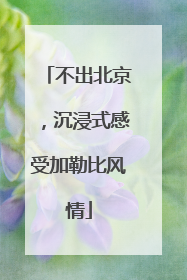 不出北京，沉浸式感受加勒比风情