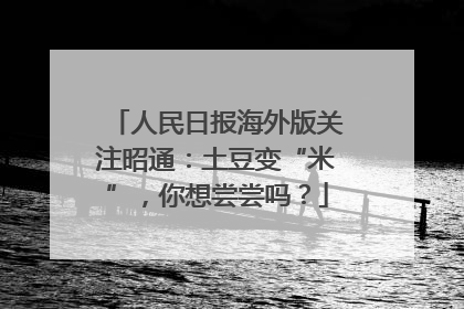 人民日报海外版关注昭通：土豆变“米”，你想尝尝吗？