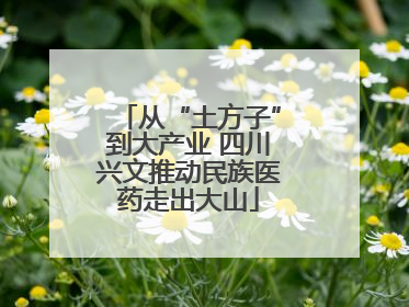 从“土方子”到大产业 四川兴文推动民族医药走出大山