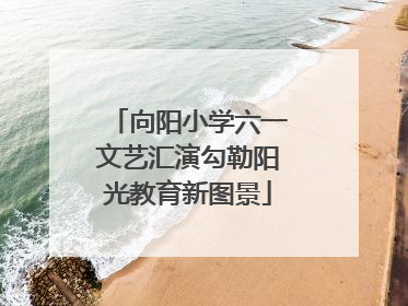 向阳小学六一文艺汇演勾勒阳光教育新图景