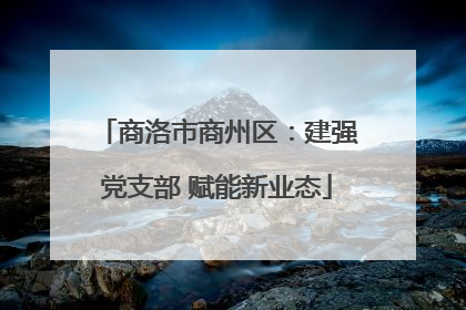 商洛市商州区：建强党支部 赋能新业态