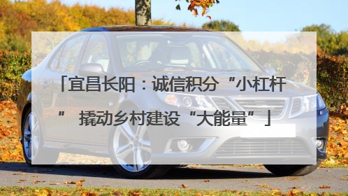 宜昌长阳：诚信积分“小杠杆” 撬动乡村建设“大能量”