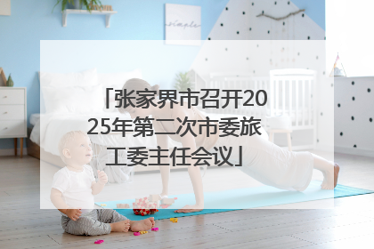 张家界市召开2025年第二次市委旅工委主任会议