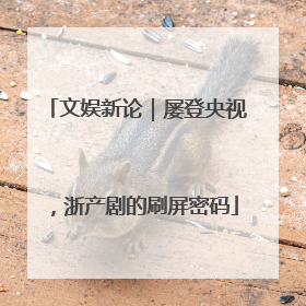 文娱新论｜屡登央视，浙产剧的刷屏密码