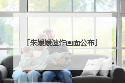 朱媛媛遗作画面公布