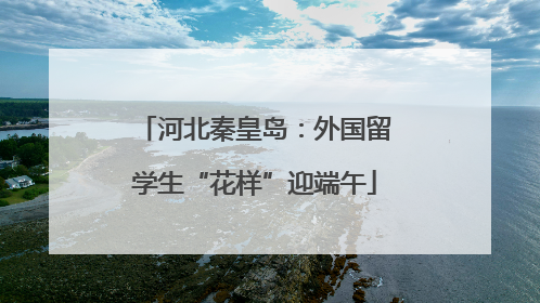 河北秦皇岛：外国留学生“花样”迎端午
