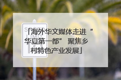 海外华文媒体走进“华夏第一都” 聚焦乡村特色产业发展