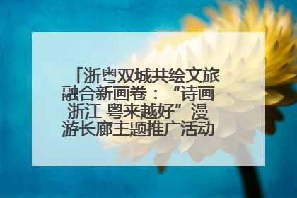 浙粤双城共绘文旅融合新画卷：“诗画浙江 粤来越好”漫游长廊主题推广活动在广州花城汇启幕