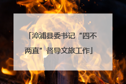 漳浦县委书记“四不两直”督导文旅工作