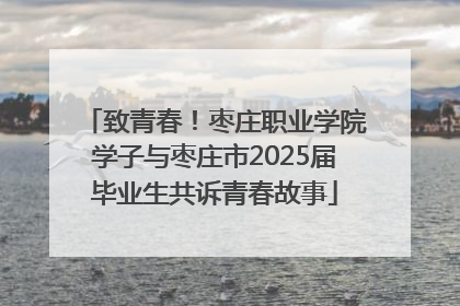 致青春！枣庄职业学院学子与枣庄市2025届毕业生共诉青春故事