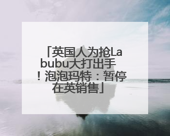 英国人为抢Labubu大打出手！泡泡玛特：暂停在英销售