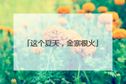 这个夏天，金寨很火