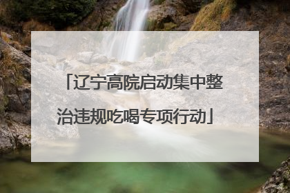 辽宁高院启动集中整治违规吃喝专项行动