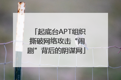 起底台APT组织 撕破网络攻击“闹剧”背后的阴谋网