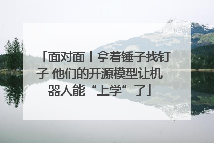 面对面丨拿着锤子找钉子 他们的开源模型让机器人能“上学”了