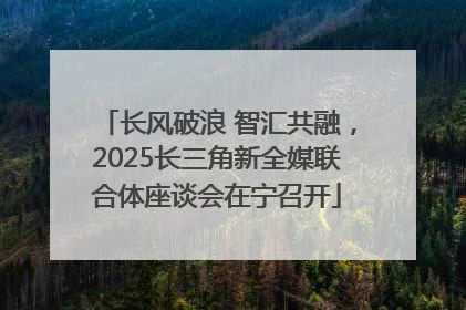 长风破浪 智汇共融，2025长三角新全媒联合体座谈会在宁召开