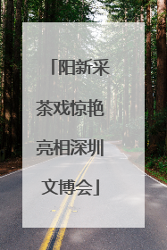 阳新采茶戏惊艳亮相深圳文博会