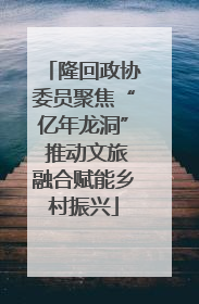 隆回政协委员聚焦“亿年龙洞” 推动文旅融合赋能乡村振兴