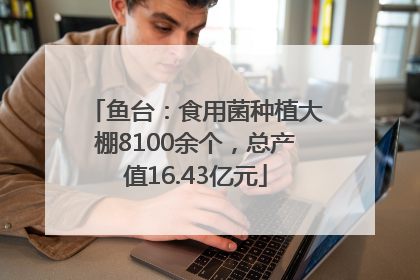 鱼台：食用菌种植大棚8100余个，总产值16.43亿元