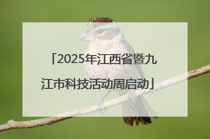 2025年江西省暨九江市科技活动周启动