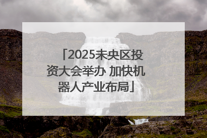 2025未央区投资大会举办 加快机器人产业布局