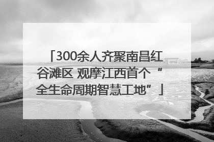 300余人齐聚南昌红谷滩区 观摩江西首个“全生命周期智慧工地”