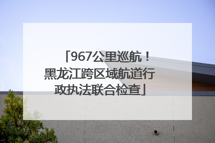967公里巡航！黑龙江跨区域航道行政执法联合检查